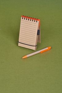 Блокнот на кольцах Eco Note с ручкой
