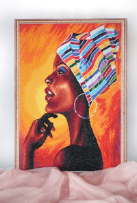 ​Алмазная мозаика «Портрет африканки»...