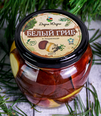 Маринованные белые грибы боровики цел...