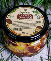 Закуска грибная из белых грибов боров...