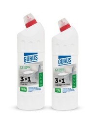 Средство для чистки ванны 3 в 1 «GURUS»