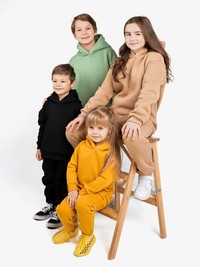 Спортивный костюм с худи теплый