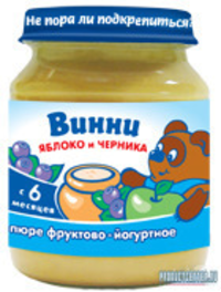 Пюре фруктовое с добавлением молочных...