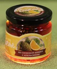 Варенье из сосновой шишки с апельсином