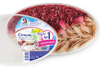 Салат  «Любимый»  (сельдь с овощами)