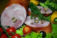 Ветчина «Деревенская» свиная с маслинами