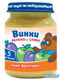 Фруктовое пюре Яблоко и слива