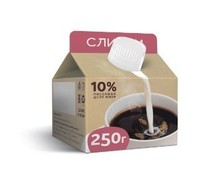 Сливки питьевые 10% жирности