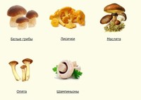 Замороженные грибы