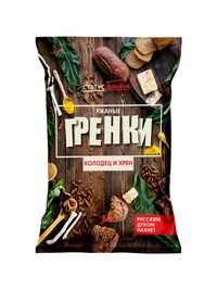Гренки ржано-пшеничные Холодец Хрен