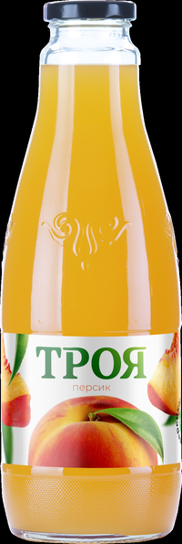 Персиковый нектар «ТРОЯ» 1 литр с/б
