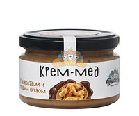 Крем-мёд с шоколадом и грецким орехом