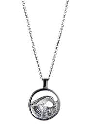 Серебряная подвеска волна Waves Hunter