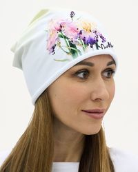 Женская шапка  «Ирисы»