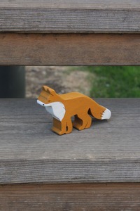 Деревянная игрушка Лиса