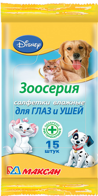 Влажные салфетки для глаз и ушей. «Зо...