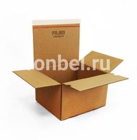 Картонные коробки с клеевым клапаном