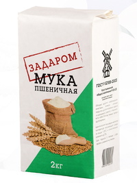 Мука пшеничная «ЗАДАРОМ» марки М55-23