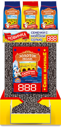 100г Семечки Золотое Поле Морская Сол...