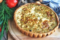 Киш с рыбной начинкой