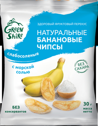 Банановые чипсы Слабосоленые С морско...