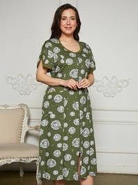 1354В ХАЛАТ НА МОЛНИИ 5-8XL