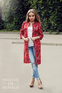 Накидка из джинсового хлопка