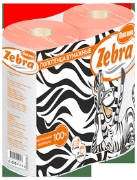 Бумажные полотенца «Zebra»