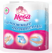 Полотенца бумажные ТМ «Nega»