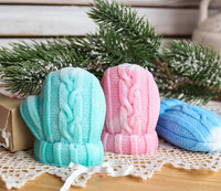 Мыло handmade новогоднее Рукавичка 00...