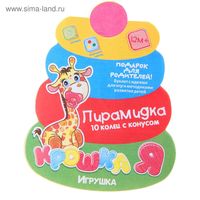 Пирамидка, 10 колец с конусом