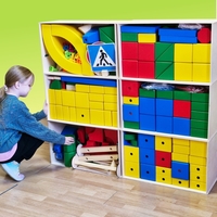 Деревянный конструктор РЫЖИЙ ТИМ 418 ...