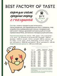 Сухой корм для собак со вкусом «Говяд...