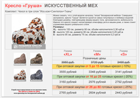 Бескаркасное кресло «Груша»