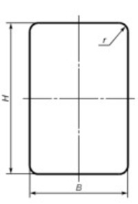 Корпус прямоугольного дорожного знака...