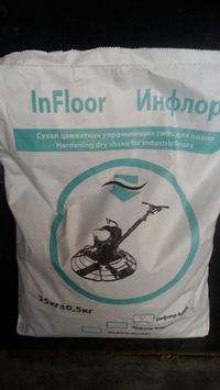 Инфлор Корунд. Упрочнитель поверхност...