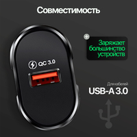 Зарядное устройство для телефона, Быс...