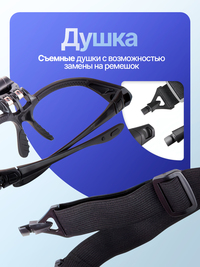 Лупа очки налобная увеличительная с п...