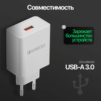 Зарядное устройство для телефона, Быс...