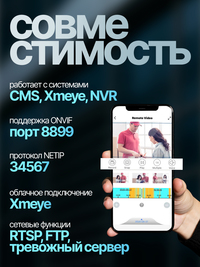 Камера видеонаблюдения уличная цилинд...