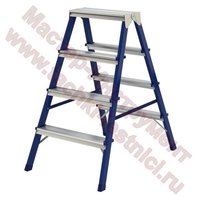 Стремянка стальная двухсторонняя 4 ст...