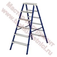 Стремянка стальная двухсторонняя 6 ст...