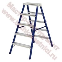 Стремянка стальная двухсторонняя 5 ст...