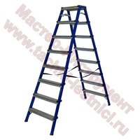 Стремянка стальная двухсторонняя 8 ст...