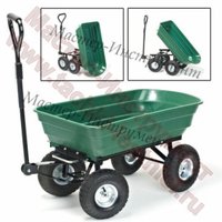 Тележка садовая 4х колесная пластиков...
