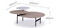 Neo Front Powder Coated Coffee Table ...
