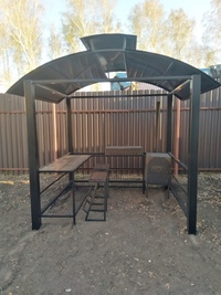 Изготовление мангальных зон барбекю м...