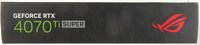 Asus rog strix geforce rtx 4070 ti su...