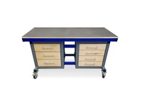 Верстак подкатной две тумбы 7 выдвижн...