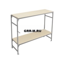 Металлические двухъярусные нары для б...